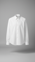 Structured Cotton Shirt Porcelain White